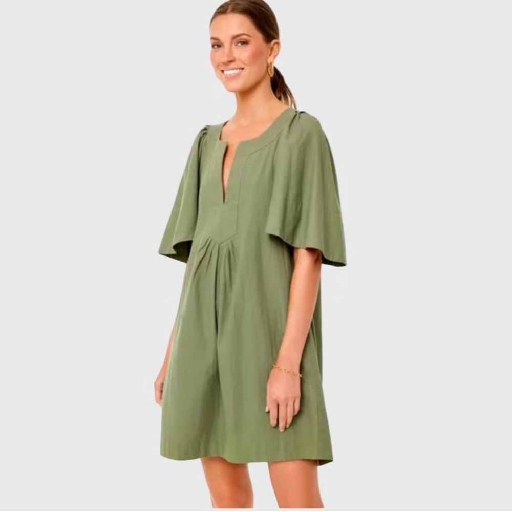 Pomander Place Olive Swim Cover-Up